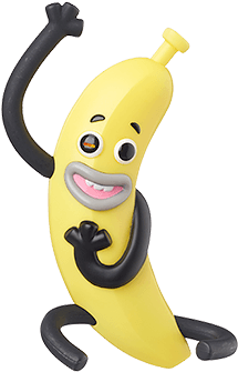 Banana Joe Water-squirter Mcdonald's Happy Meal Toys - Banana Joe Gumball Mcdonalds (380x380), Png Download