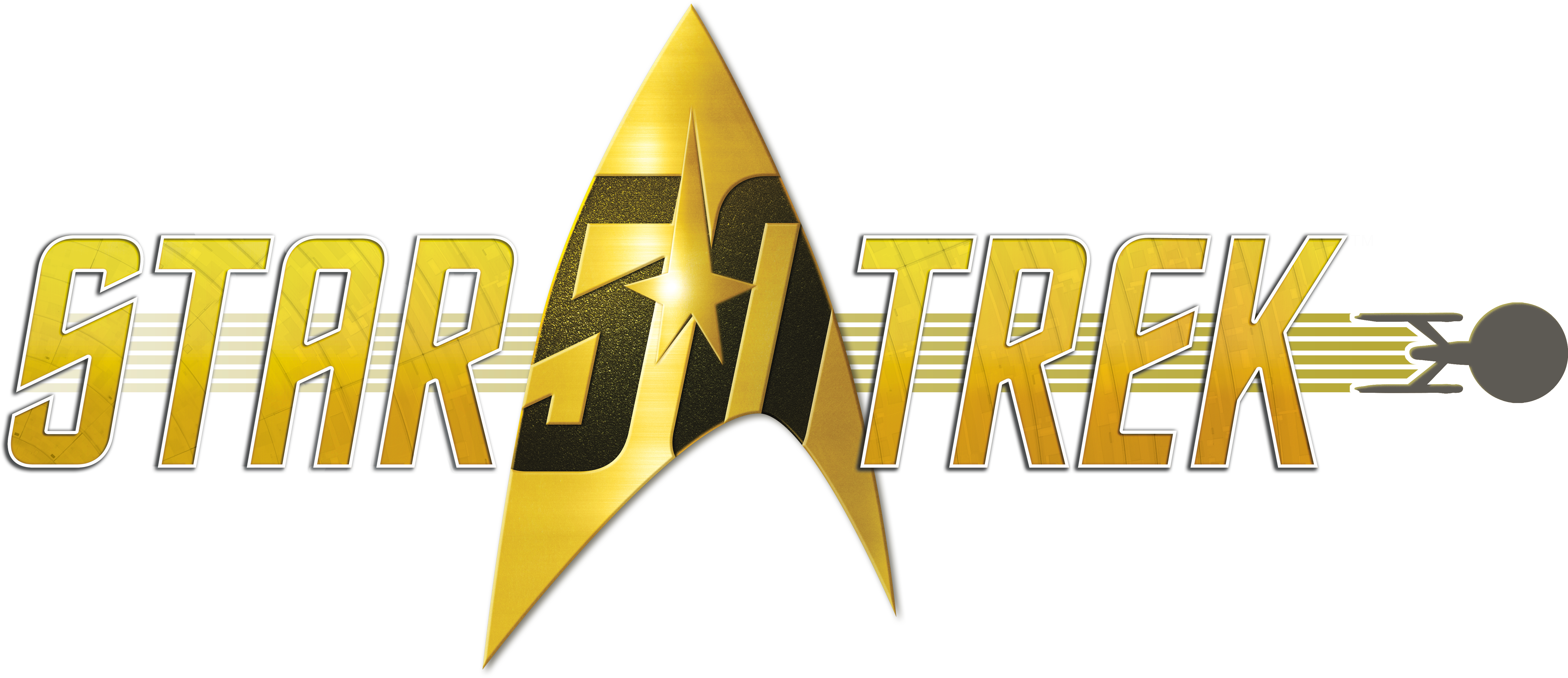 My Life In Star Trek - Star Trek 50 Logo (6270x2730), Png Download