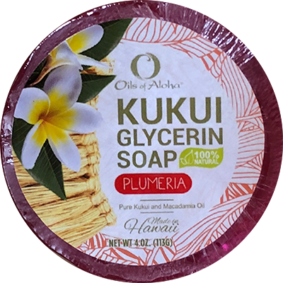 Kukuiæ Plumeria Soap 4oz - Glycerin Soap (400x400), Png Download