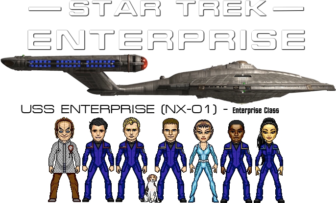 Startrek Enterprise Richb - Enterprise Nx 01 Top (685x424), Png Download