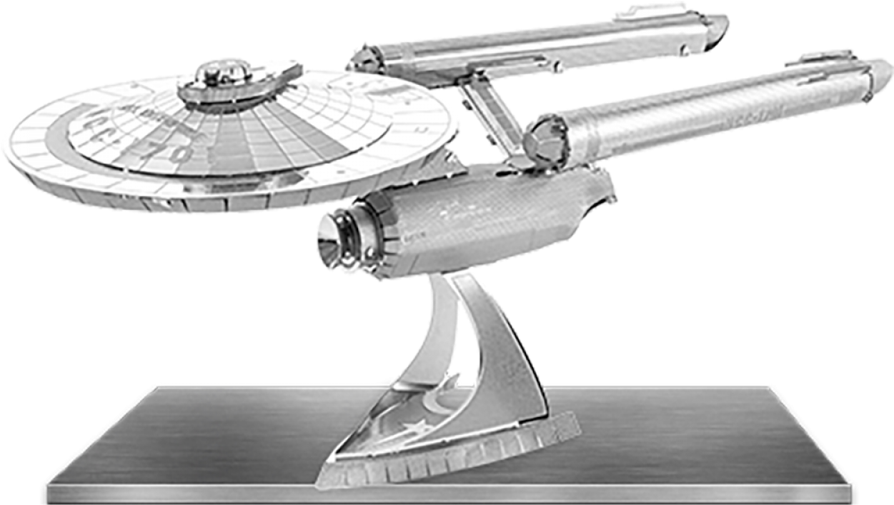 Uss Enterprise Ncc-1701 Star Trek Metal Earth Metal (1250x1250), Png Download