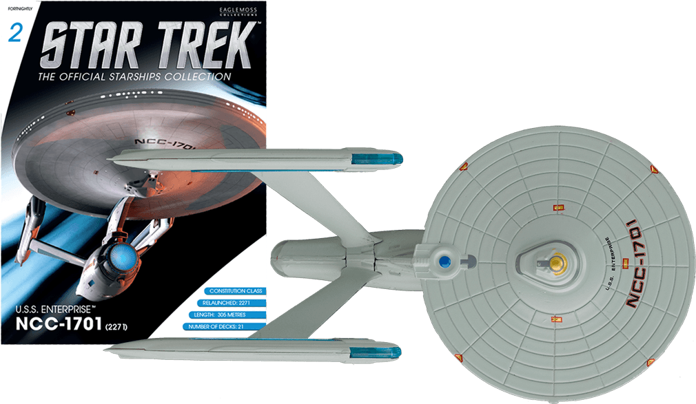 What's In Each Issue - Star Trek Starship Collection 1701 (1024x600), Png Download