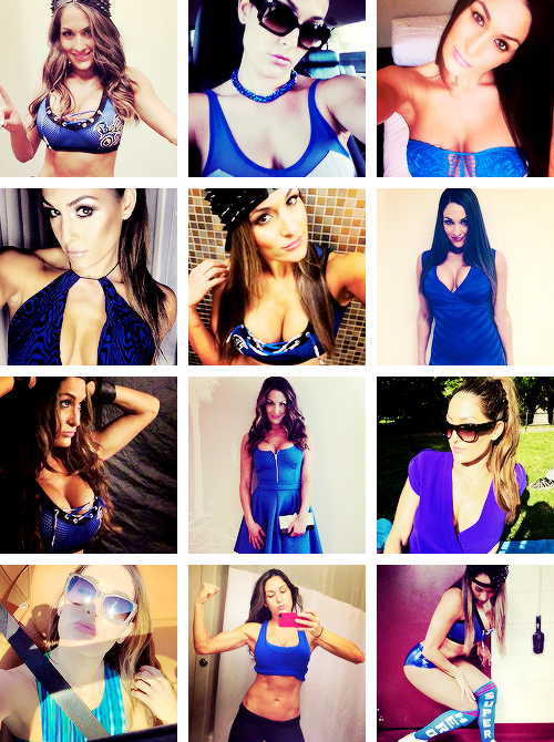 Nikki Bella Instagram Download - Collage (500x670), Png Download