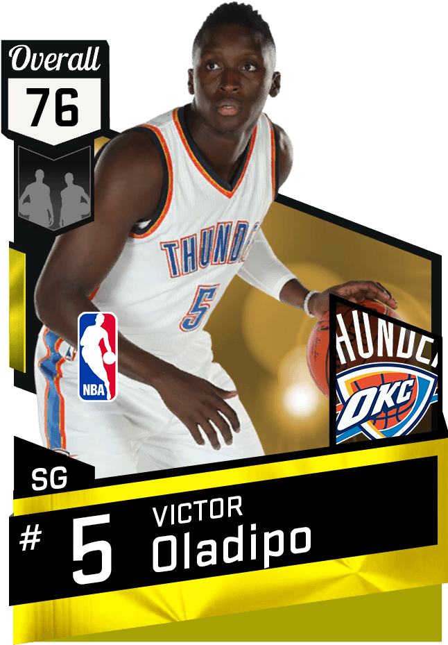 Nba 2k17 Gold Badge Png - Nba 2k17 Victor Oladipo (651x941), Png Download