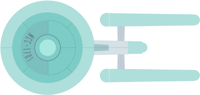 Star Trek Enterprise Vector - Star Trek Enterprise Graphic (700x333), Png Download