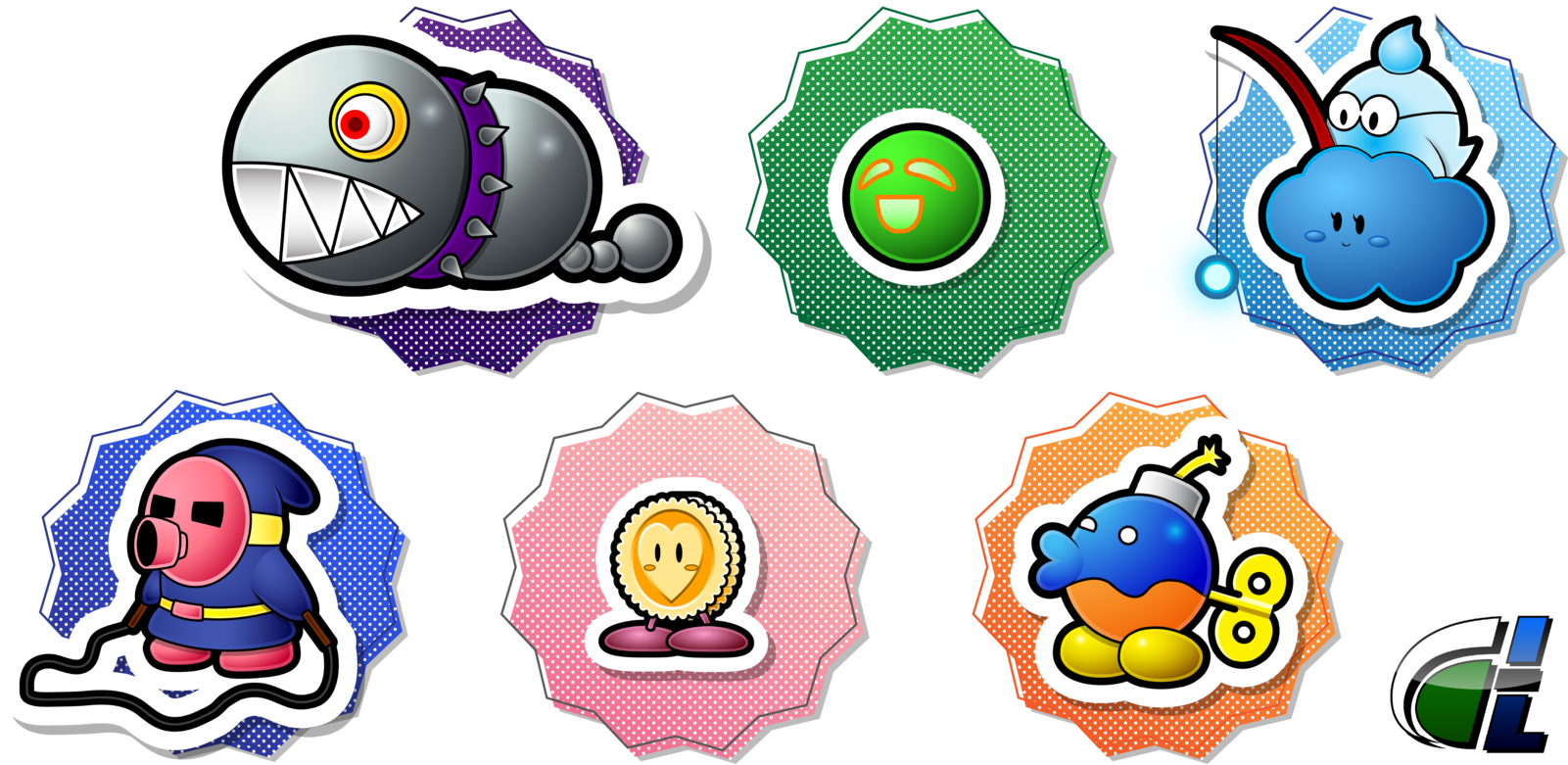 Paper Partner Compilation By Shadowlifeman On Deviantart - Mario Kart Arcade Paper (1600x790), Png Download