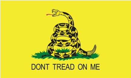 3' X 5' Gadsden "don't - Confederate Flag Dont Tread On Me (432x432), Png Download