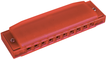 Hohner See-thru Happy Harp Red - Hohner Wind Instruments Happy Color Harp Harmonica (400x400), Png Download