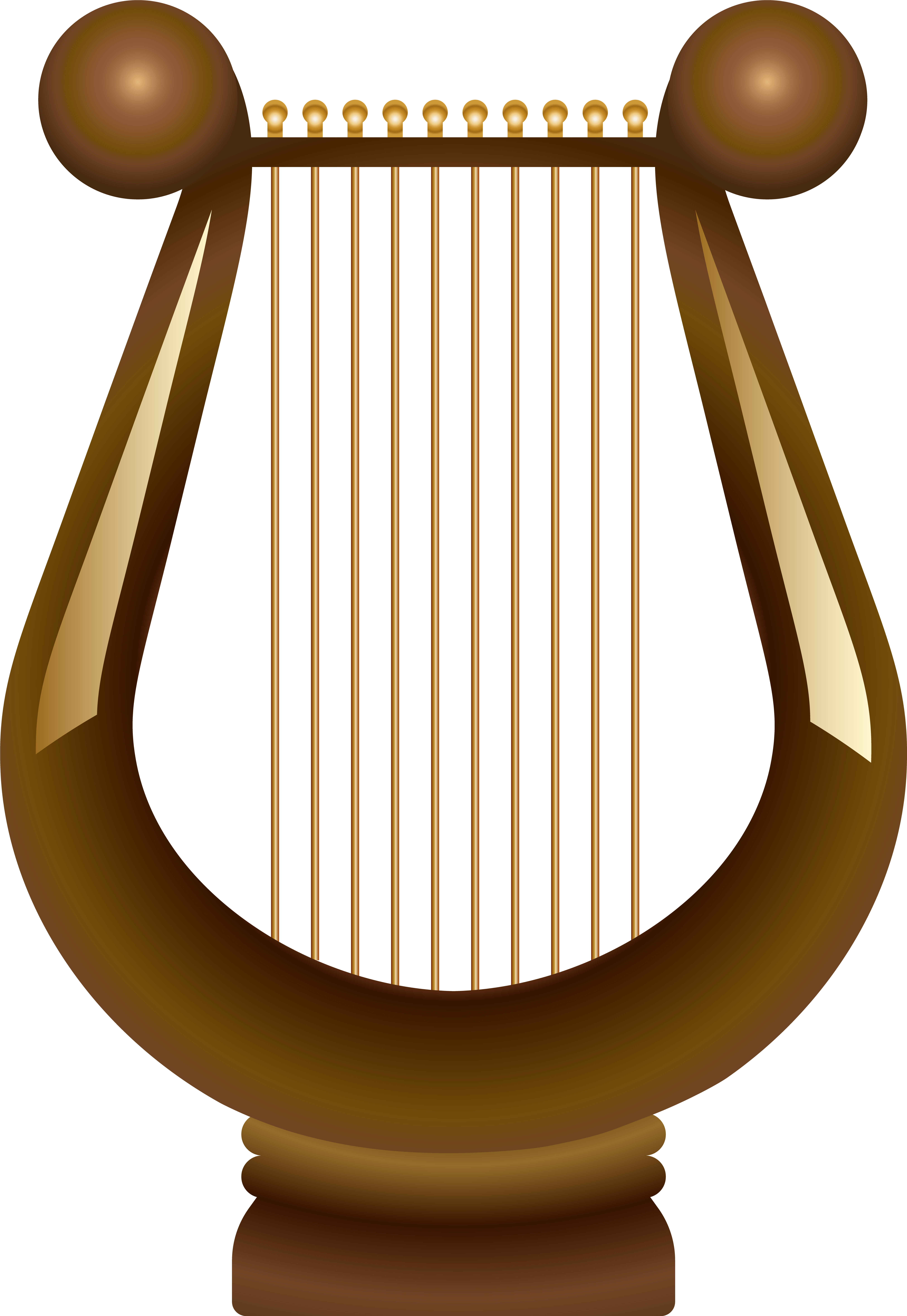 Harp Transparent Png Clip Art (6663x9669), Png Download