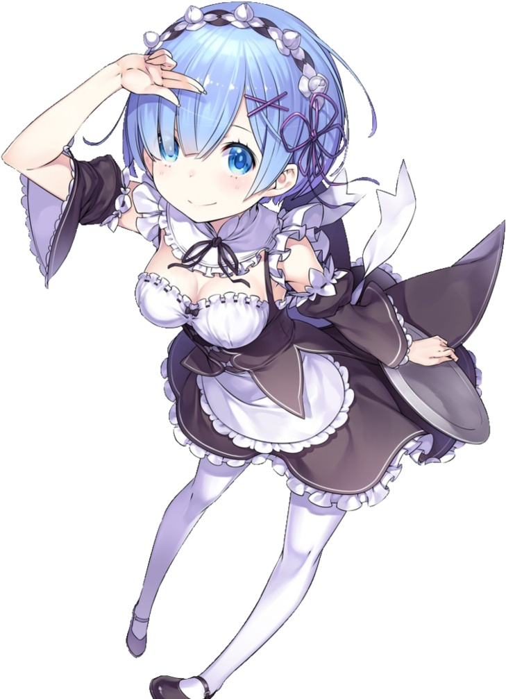 Rem Re Zero 3 - Rem Re Zero Render (774x1031), Png Download
