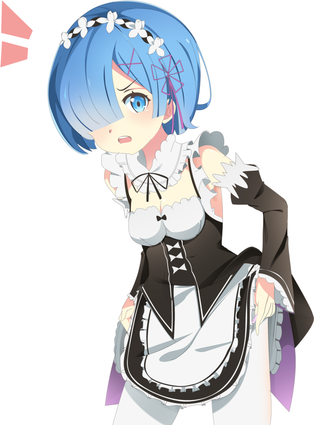 Penampilan Figure Rem Re - Rem Png (1024x1425), Png Download