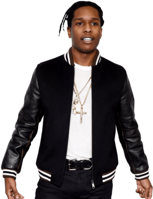 A$ap Rocky On His New No - A$ap Rocky (330x412), Png Download