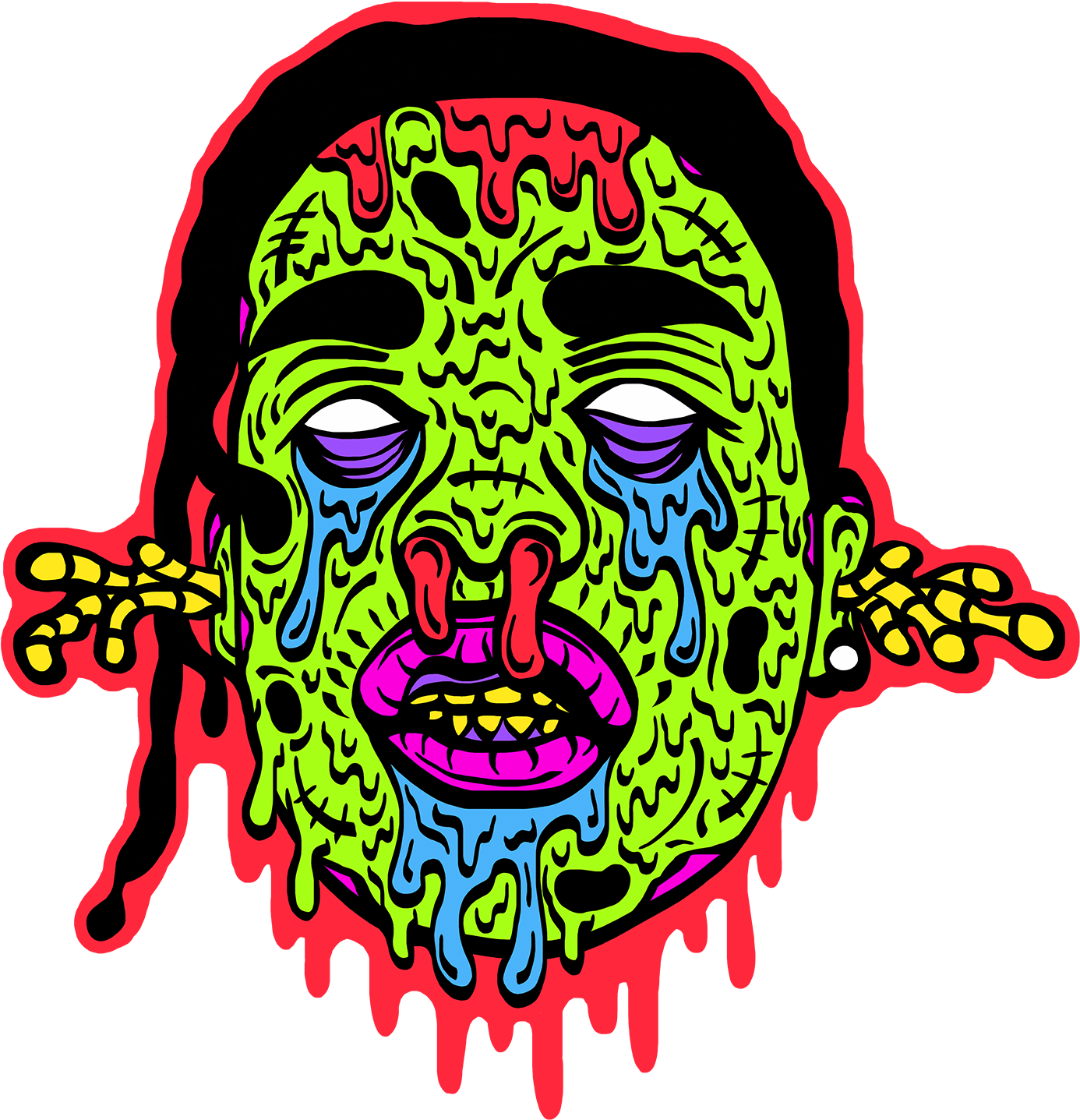 Zombie A$ap Rocky A3 Print - A$ap Rocky (1500x1500), Png Download