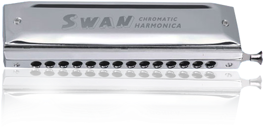 14 Hole 56tone Chromatic Harmonica - Harmonica (750x700), Png Download
