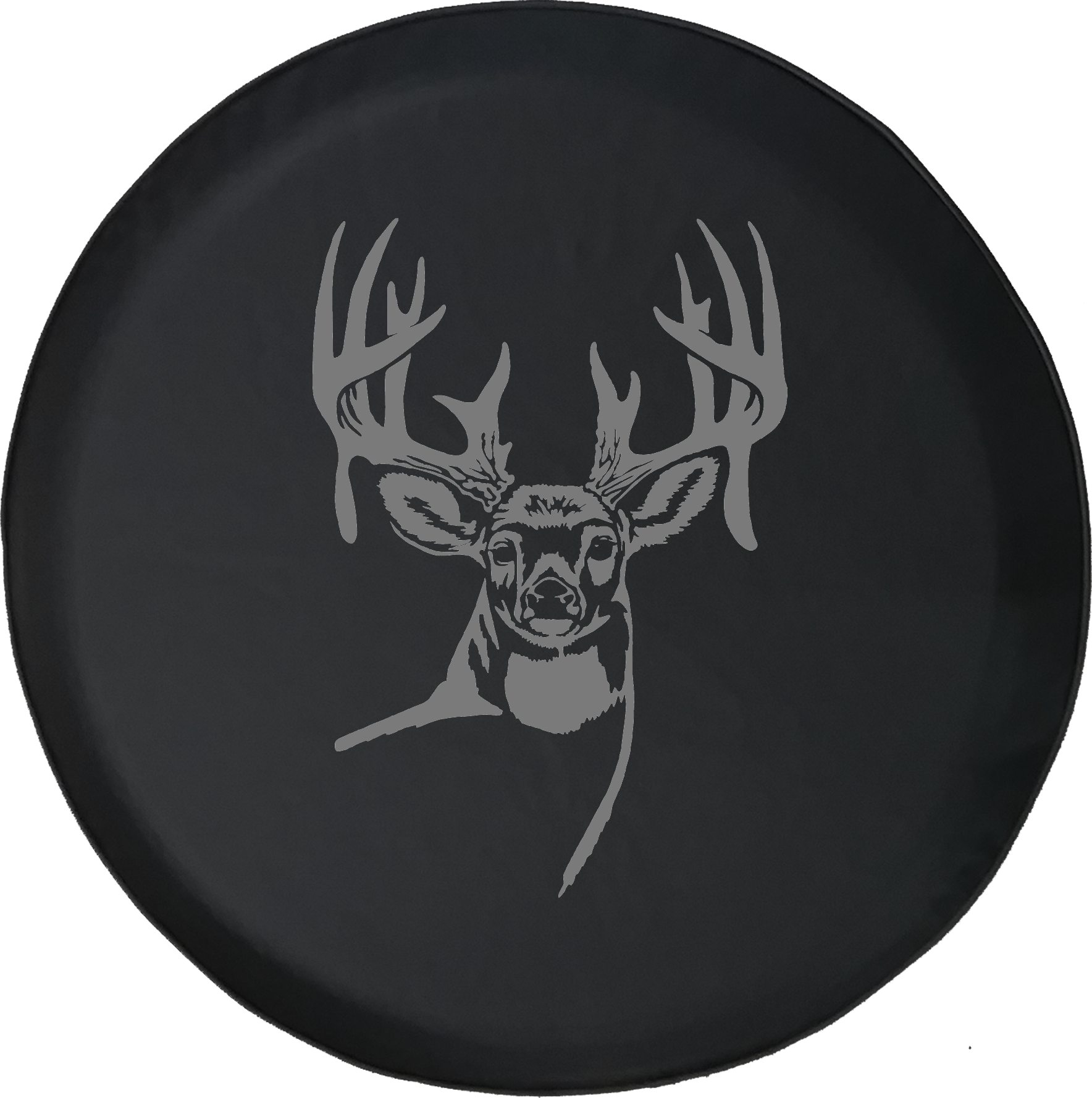 Whitetail Deer Big Buck Huntingoffroad Jeep Rv Camper (1768x1777), Png Download