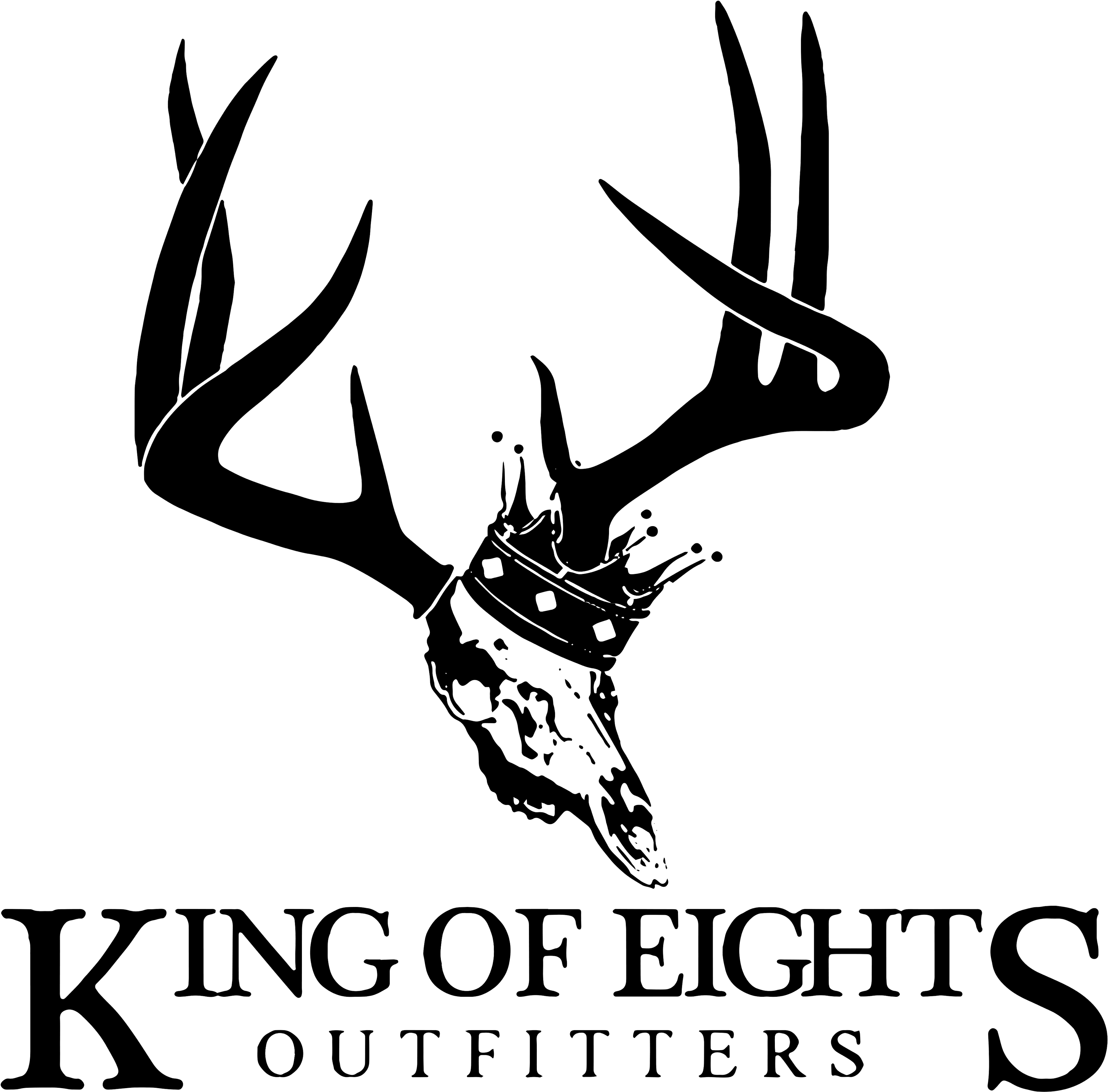 For Big Game Hunts Of Exotics And Whitetail Deer Hunts - King Of Eights Outfitters Llc (4096x3968), Png Download