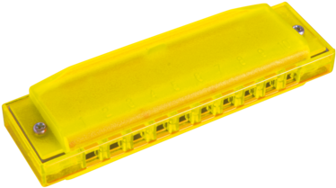 Hohner Clearly Colorful Harmonica - Hohner Happy Color Yellow (400x400), Png Download
