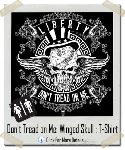 Don't Tread On Me - Don T Tread On Me Skull (415x495), Png Download