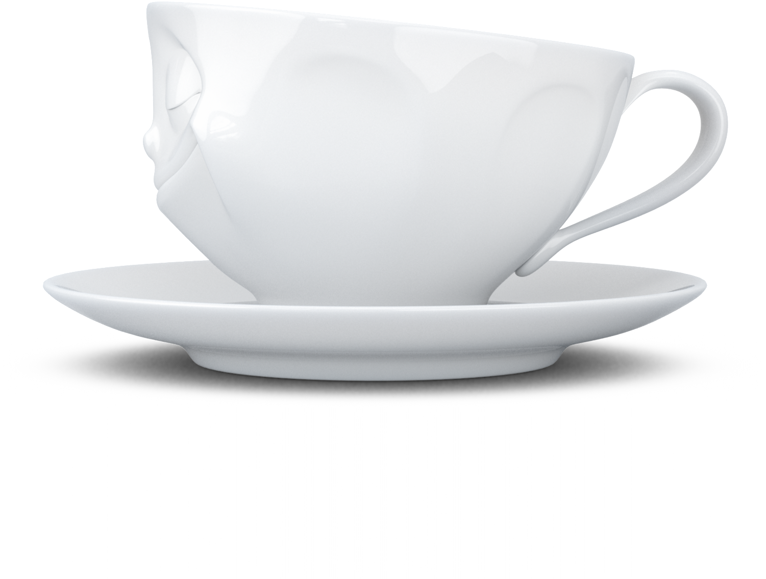 T014301 Kaffeetasse Gluecklich Weiss 03 - Coffee Cup (1500x1500), Png Download
