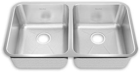 Plumber In Boise Install Kitchen Sinks - American Standard Prevoir 2-bowl Kitchen Sink, Silver (480x480), Png Download