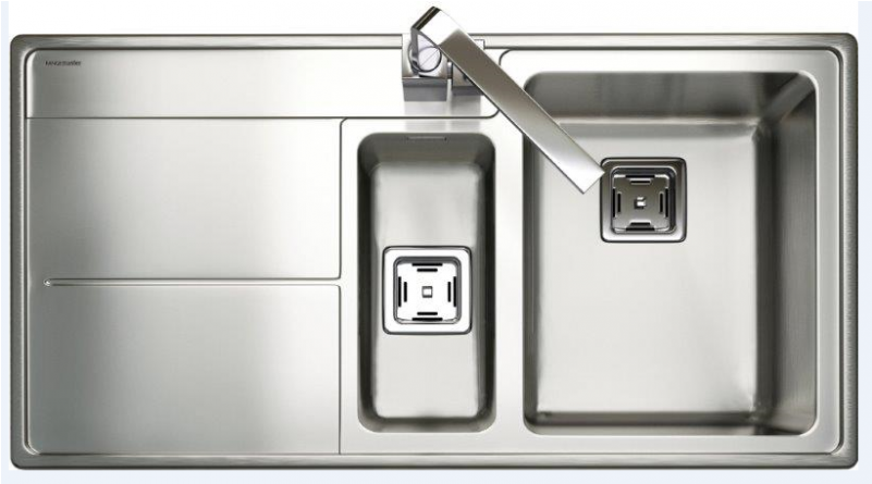 Stainless Steel Left Hand Sink (800x800), Png Download