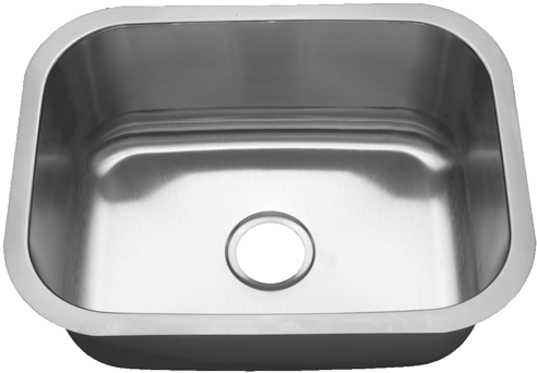 Yale Custom Sink Series Ys2318-9 - Yale Custom Sink Series Yale Single Bowl Sink In Stainless (500x348), Png Download