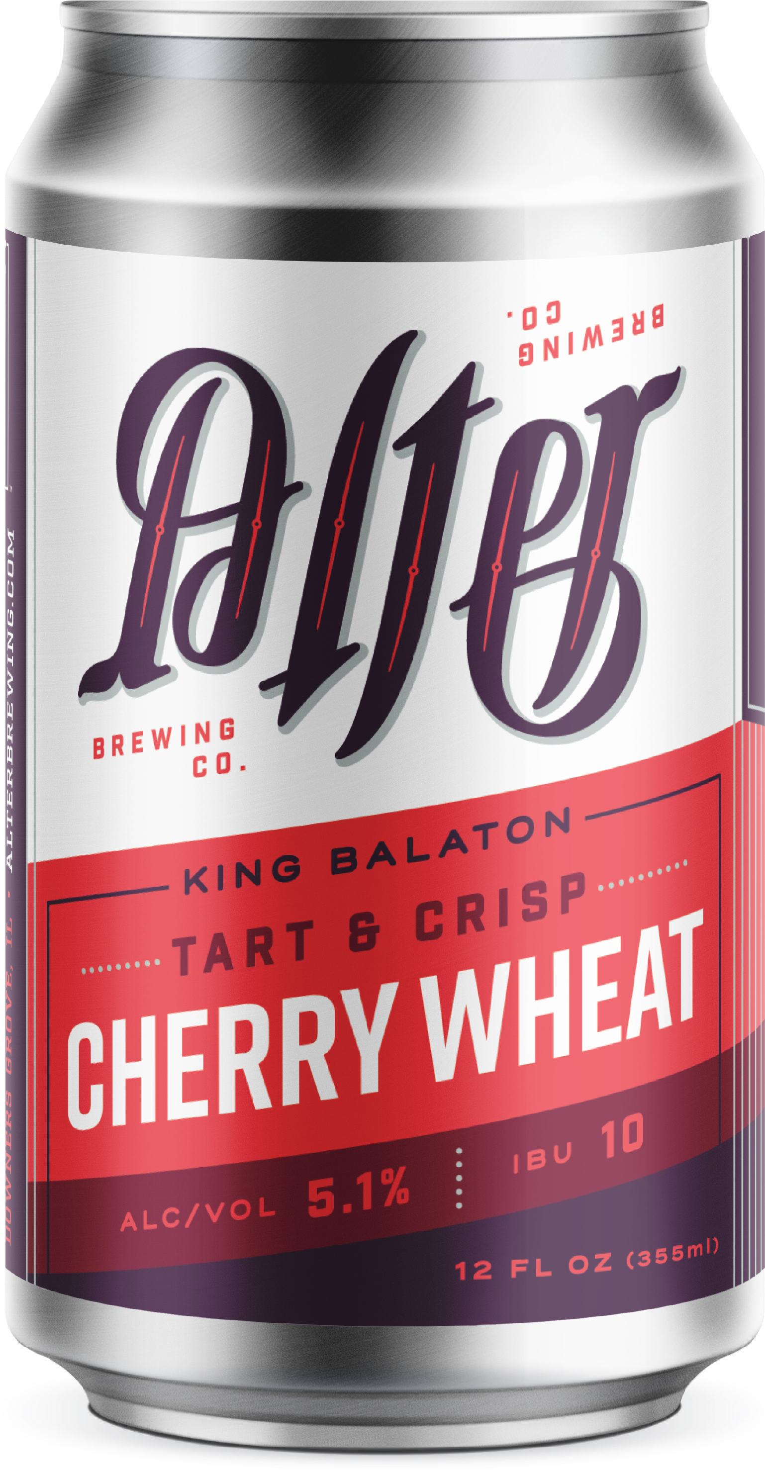 Alter Brewing Company King Balaton - Cherry Wheat Alter (3000x3000), Png Download