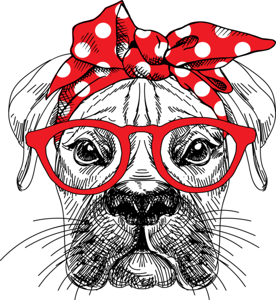 Bandan Dog Shirt - T-shirt (552x600), Png Download