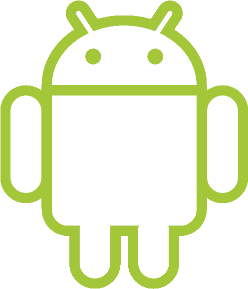 Picture Freeuse Download Android Transparent Original - Android Logo Without Background (520x590), Png Download