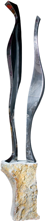 Stainless Steel Sculpture - Sculpture (800x800), Png Download