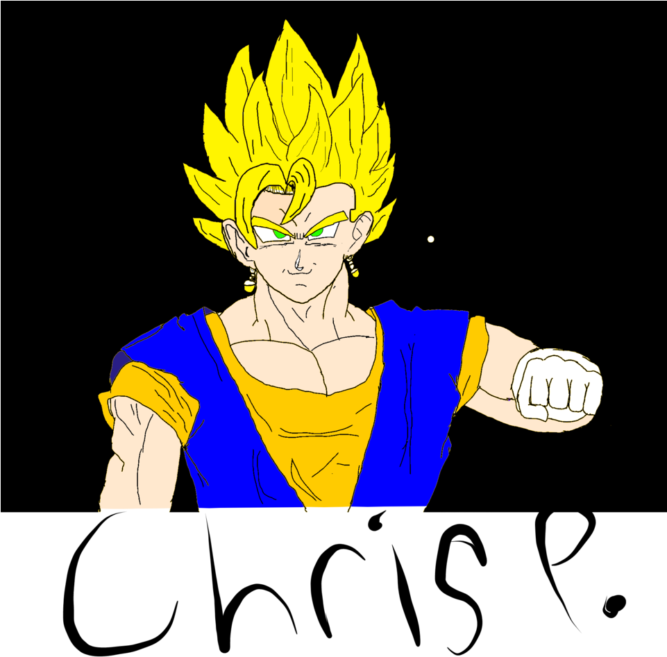 Vegito By Me, Chris P - Cartoon (960x960), Png Download