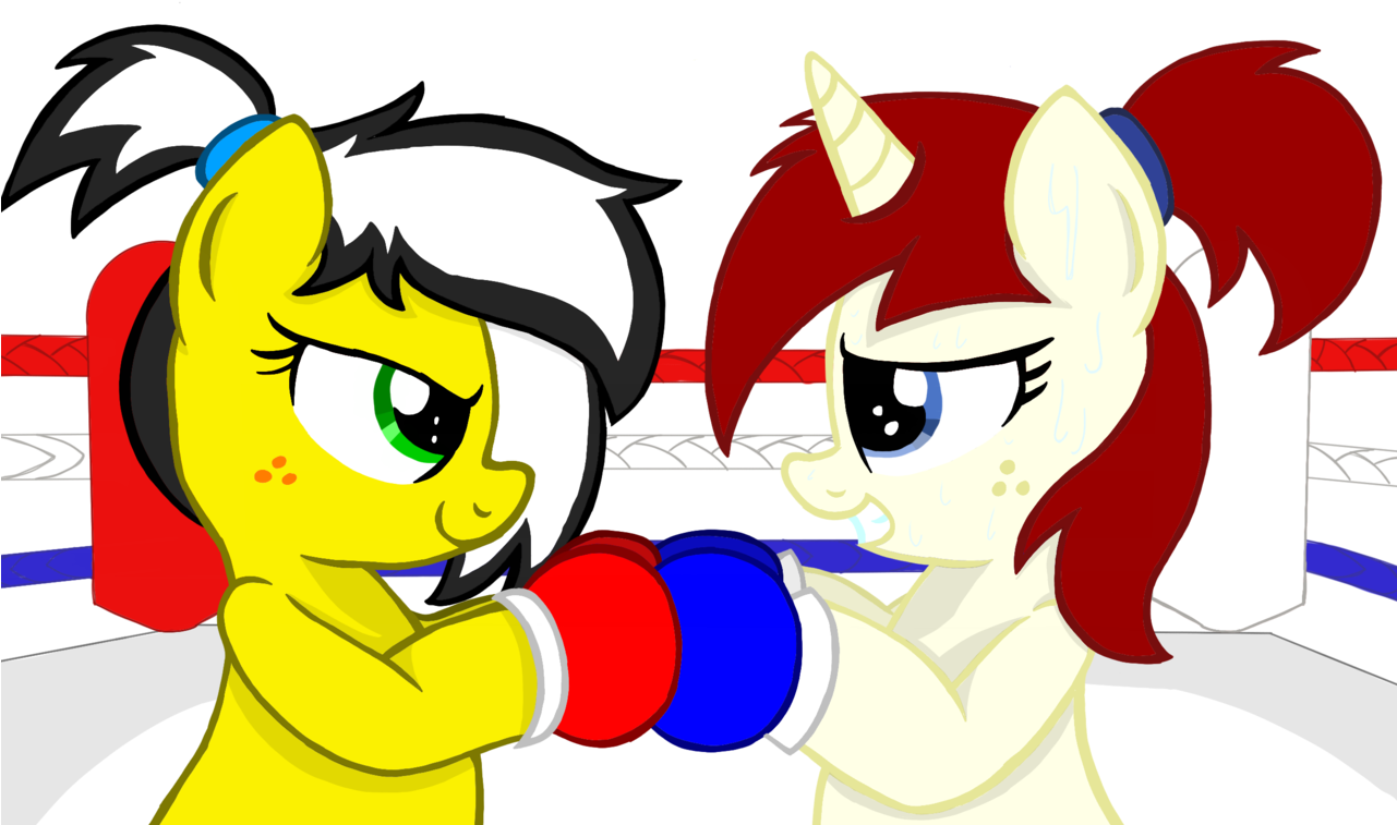 Artist Needed, Boxing Gloves, Boxing Ring, Earth Pony, - Unicorn With Boxing Gloves (1280x765), Png Download