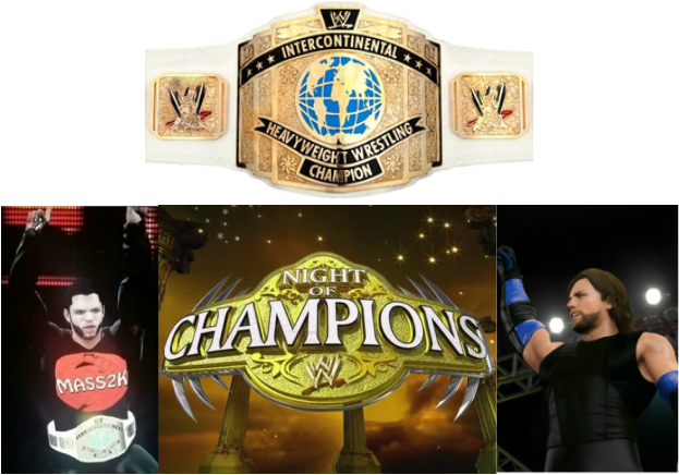 Nate Vs Eric For Intercontinental Title In A Tlc Match - Wwe Night Of Champions (623x436), Png Download