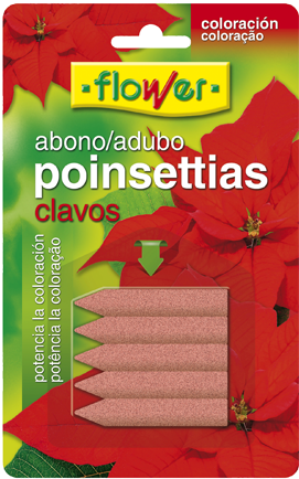 Abono Clavos Poinsettias - Flower Poinsettias Nails Blister Fertilizer 5u 10839 (600x600), Png Download