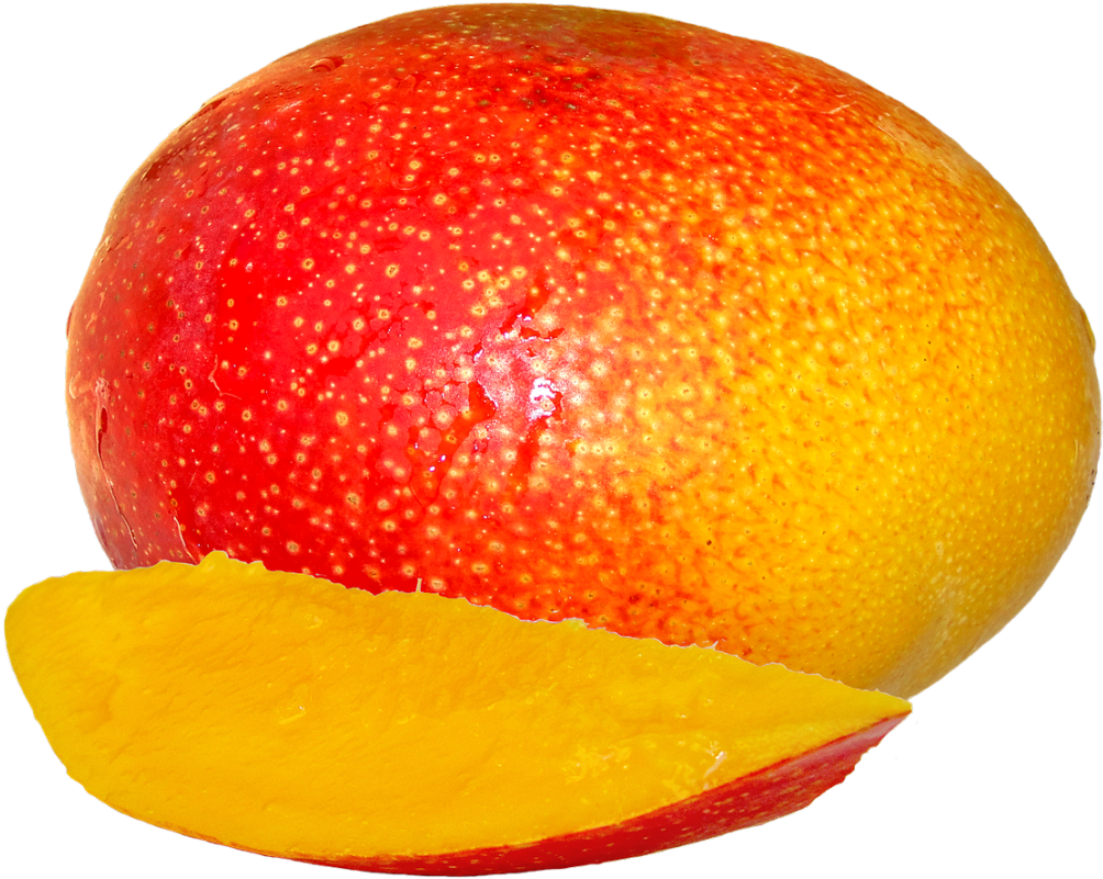 Download Mango Slice Png Image - Portable Network Graphics (500x390), Png Download