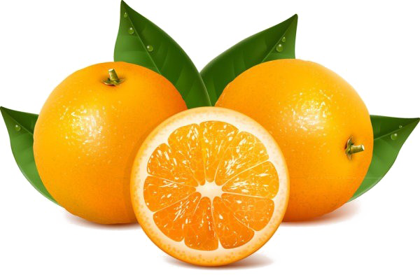 Orange Slice Png Transparent Image - Orange Fruit Images Png (600x393), Png Download