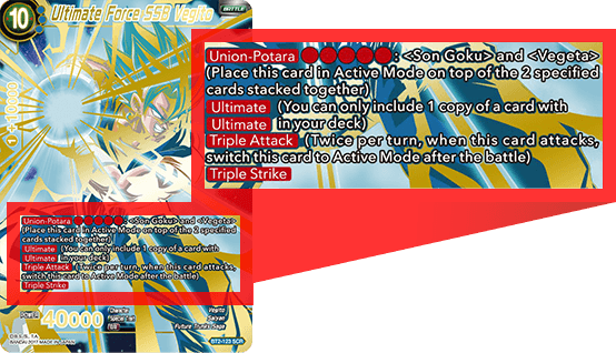 Bt2-123 Ultimate Force Ssb Vegito - Ultimate Force Ssb Vegito (554x318), Png Download