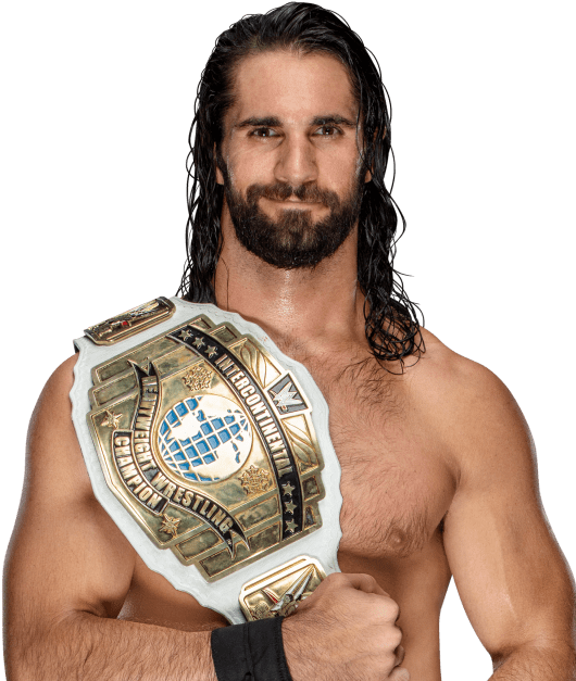 Wwe Intercontinental Championship - Seth Rollins (540x640), Png Download