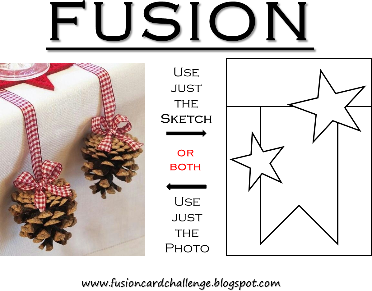 I Wanted To Create Another Christmas Card This Weekend - Weihnachtliches Basteln Mit Zapfen (1195x1064), Png Download