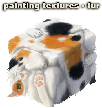 Video By Tanathe - Fur Texture Paint (400x409), Png Download