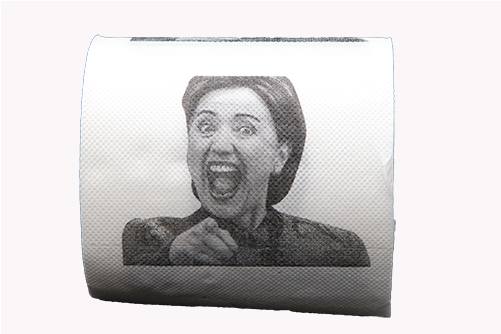 Hillary Clinton Toilet Paper - Delight Eshop Hillary Clinton Toilet Paper Tissue Roll (500x500), Png Download