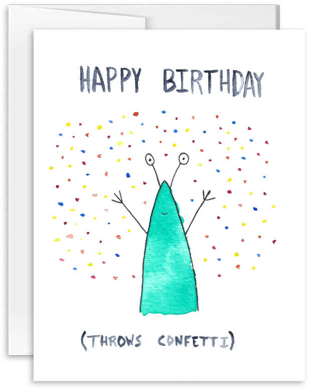 Happy Birthday Card [product Type] - Happiness (1000x1000), Png Download