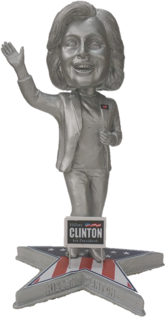Hillary Clinton Presidential Candidate Political Bobblehead - National Bobblehead Hof And Museum Hillary Clinton (659x1108), Png Download