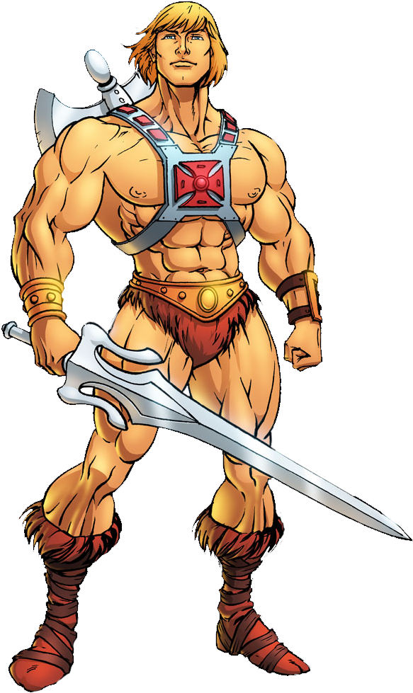 He-man2 - He Man (636x1000), Png Download