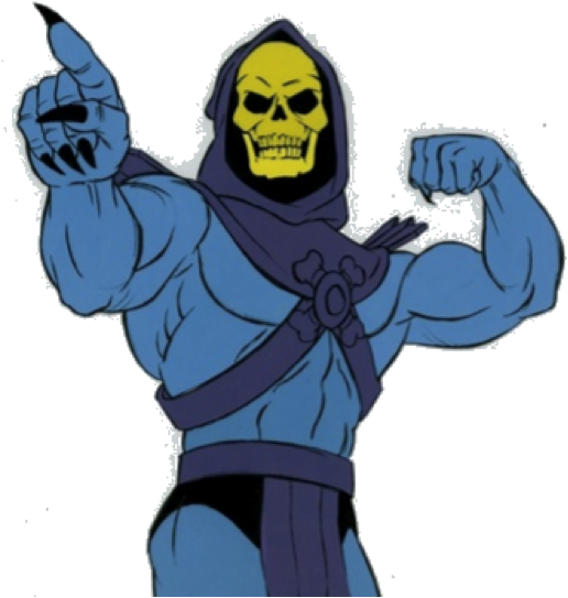 Transparent Skeletor - Skeletor Transparent (555x571), Png Download