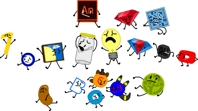 All Objects Falling - Portable Network Graphics (640x359), Png Download