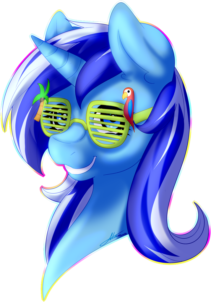 Fatcakes, Bust, Minuette, Portrait, Safe, Shutter Shades, - Vertebrate (723x1024), Png Download