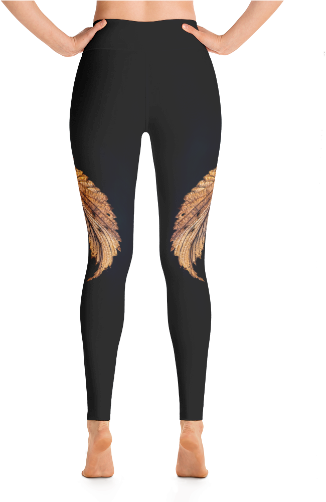 Falling Leaf Active Leggings - Altino Beauty Girl Yoga Pants - #494eaa - Sour Cherry (1000x1000), Png Download