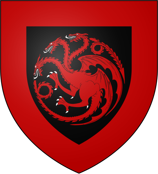 Not A Lot Is Said Of This Character, Other Than Being - House Of Targaryen Flag (545x600), Png Download