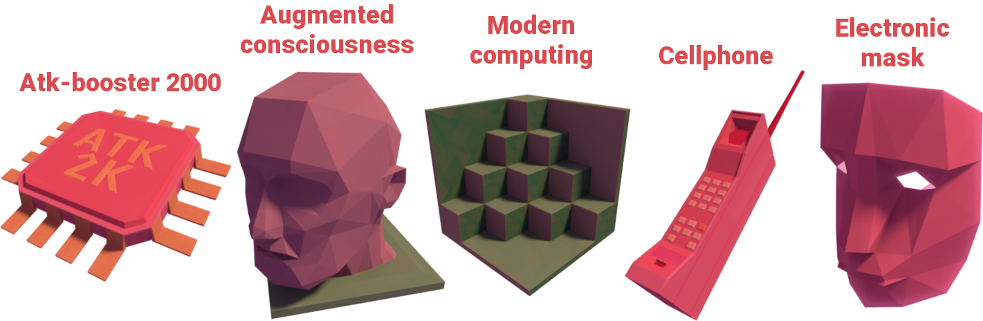 Relics Set - Origami (1421x464), Png Download